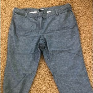 Land’s End Plus 22W Mid Rise, slim leg, capris